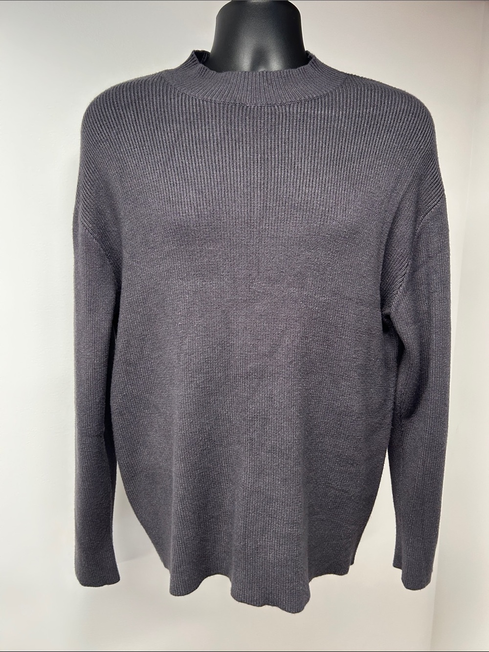 Topman Charcoal Gray Crewneck Sweater